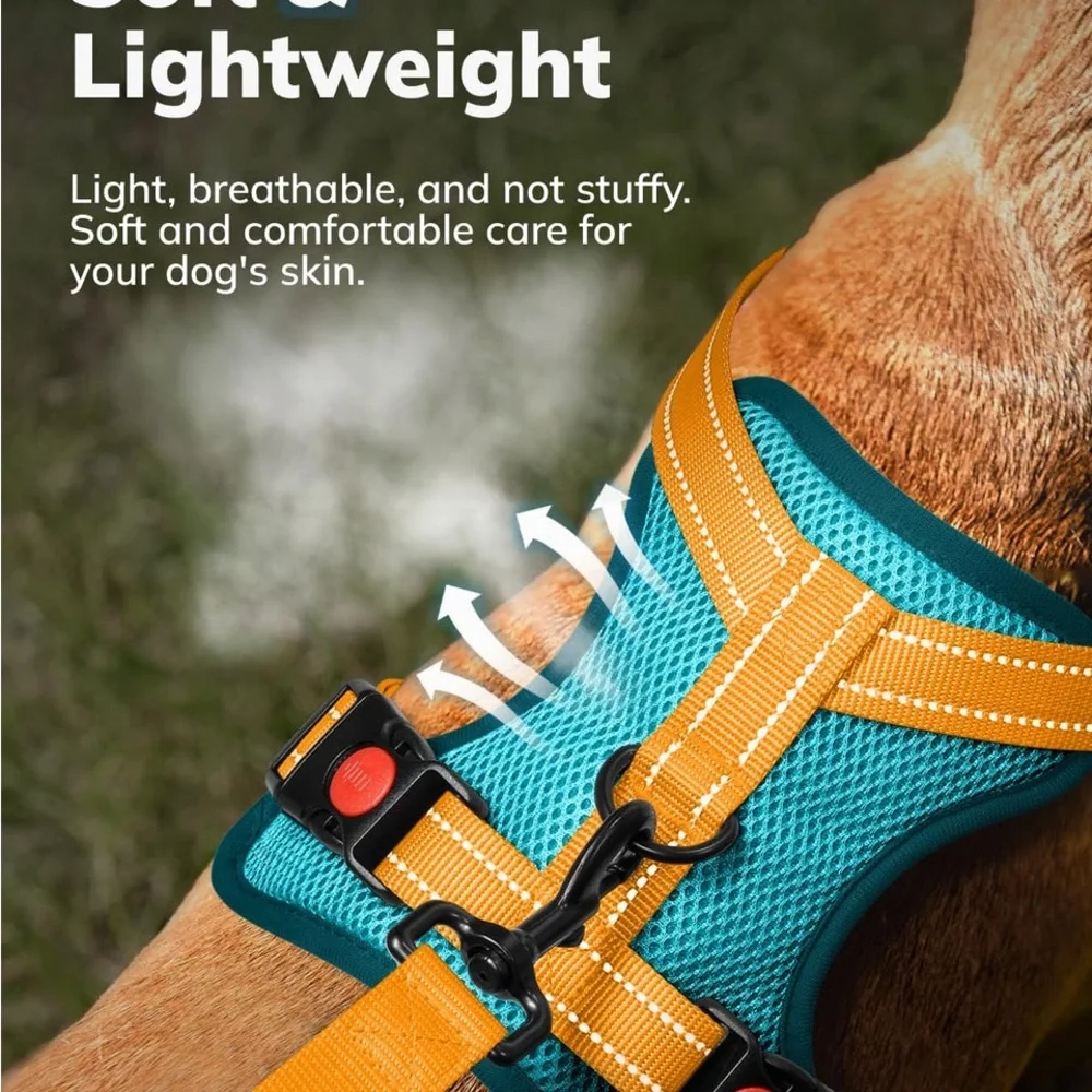 Brand New Midog Dog Harness, No Pull Pet Harness and Leash - Large